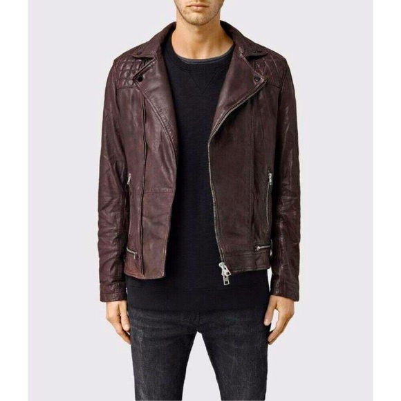 ALL SAINTS Leather Moto Jacket “CONROY”